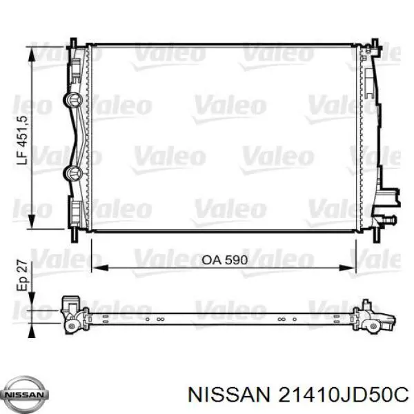 Água radiador Nissan/Infiniti 21410JD50C precio, desde 77,14 EUR