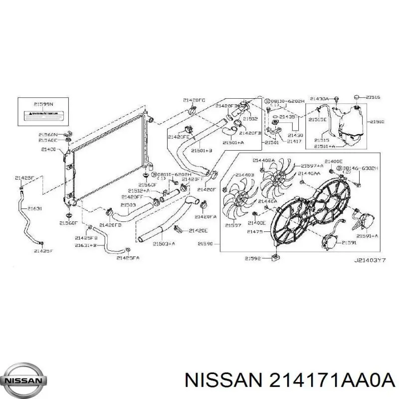 Comprar 214171AA0A Nissan/Infiniti 