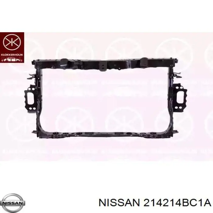 214214BC1A Nissan persiana parcializadora de radiador