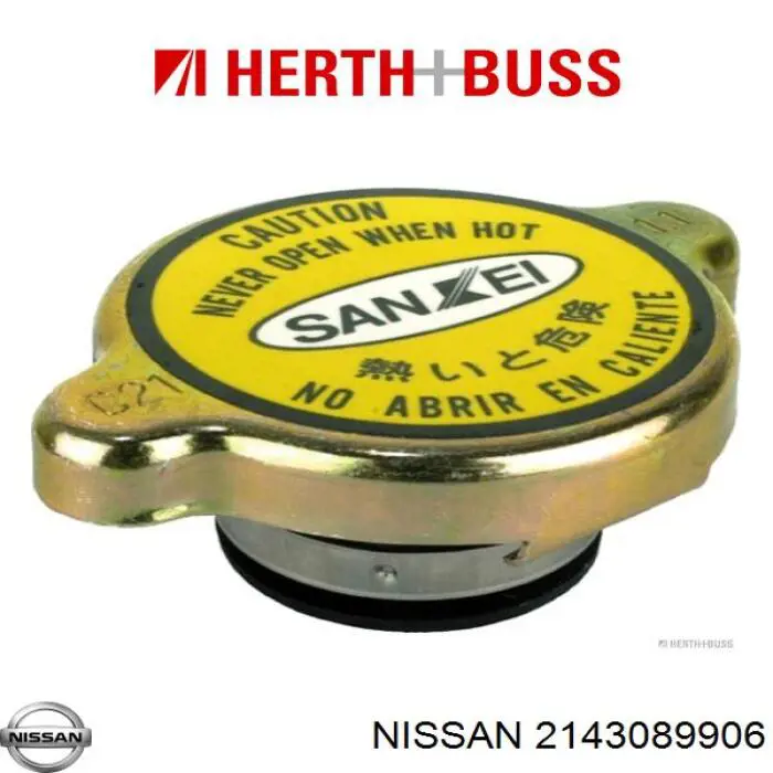 Tapa radiador 2143089906 Nissan/Infiniti