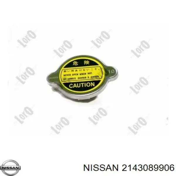 2143089906 Nissan tapa de radiador