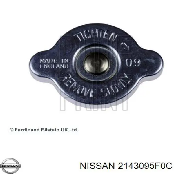 2143095F0C Nissan tapa radiador