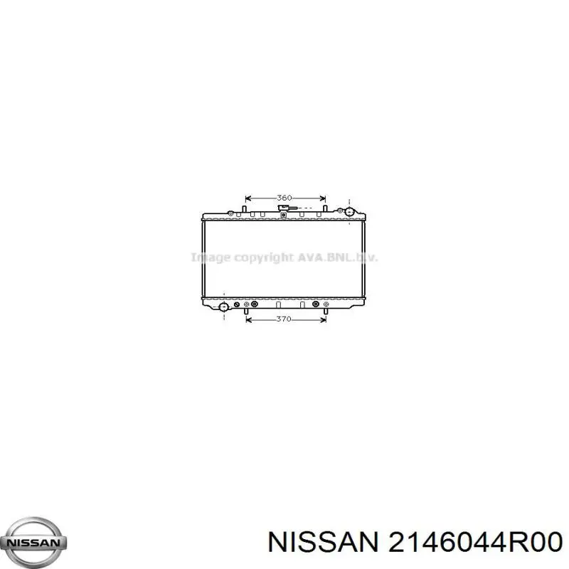 Radiador 550073 NRF