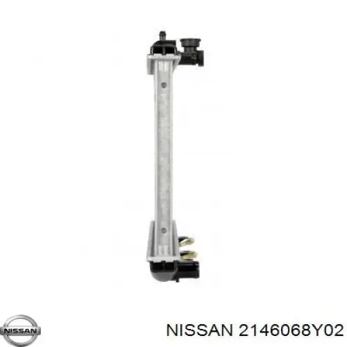 2146068Y02 Nissan radiador refrigeración del motor