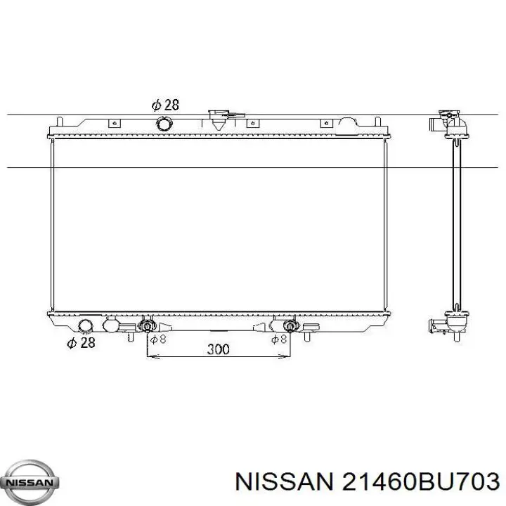 Água radiador Nissens 68732 precio, desde 124,48 EUR