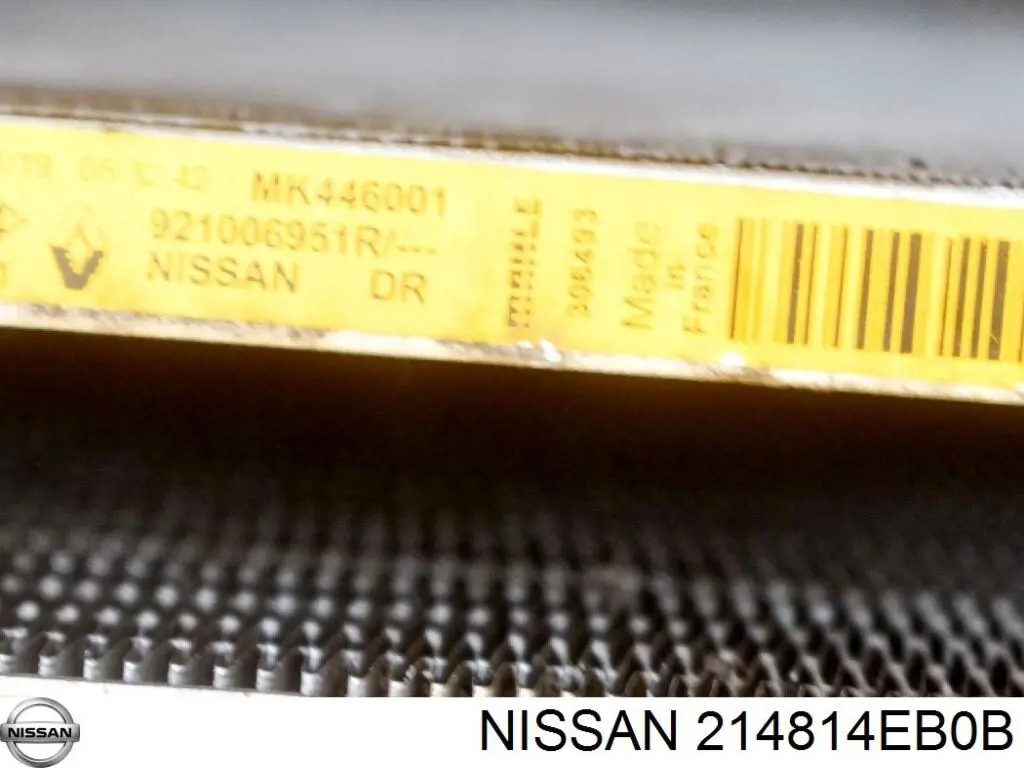 214814EB0B Nissan difusor de radiador, ventilador de refrigeración, condensador del aire acondicionado, completo con motor y rodete