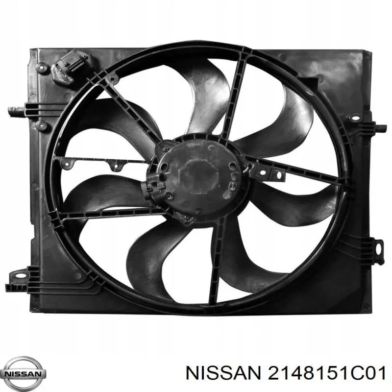 2148151C01 Nissan/Infiniti Electroventilador del motor