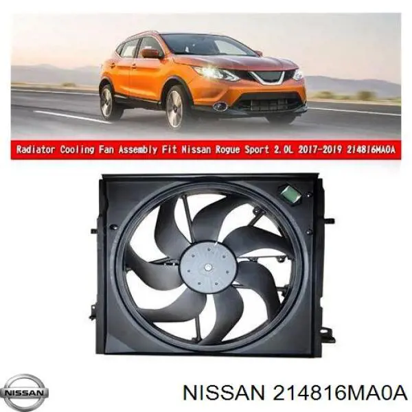 Ventilador de radiador 214819427R Renault (RVI)