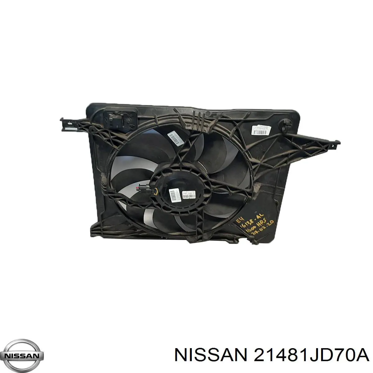 21481JD70A Nissan/Infiniti Difusor del radiador del aire acondicionado con ventilador y motor