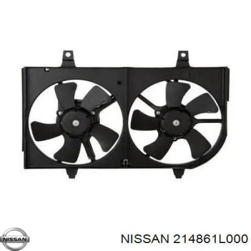 Rodete ventilador, refrigeración de motor izquierdo para Nissan X-Trail (T30)