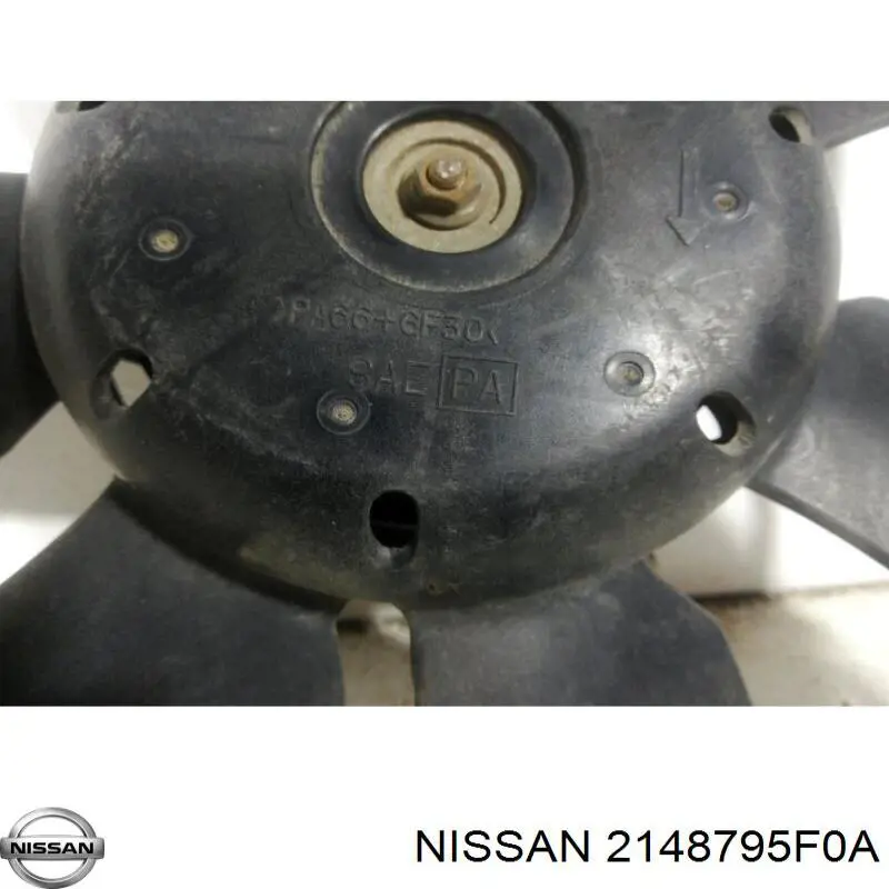 2148695F0B Nissan difusor de radiador, ventilador de refrigeración, condensador del aire acondicionado, completo con motor y rodete