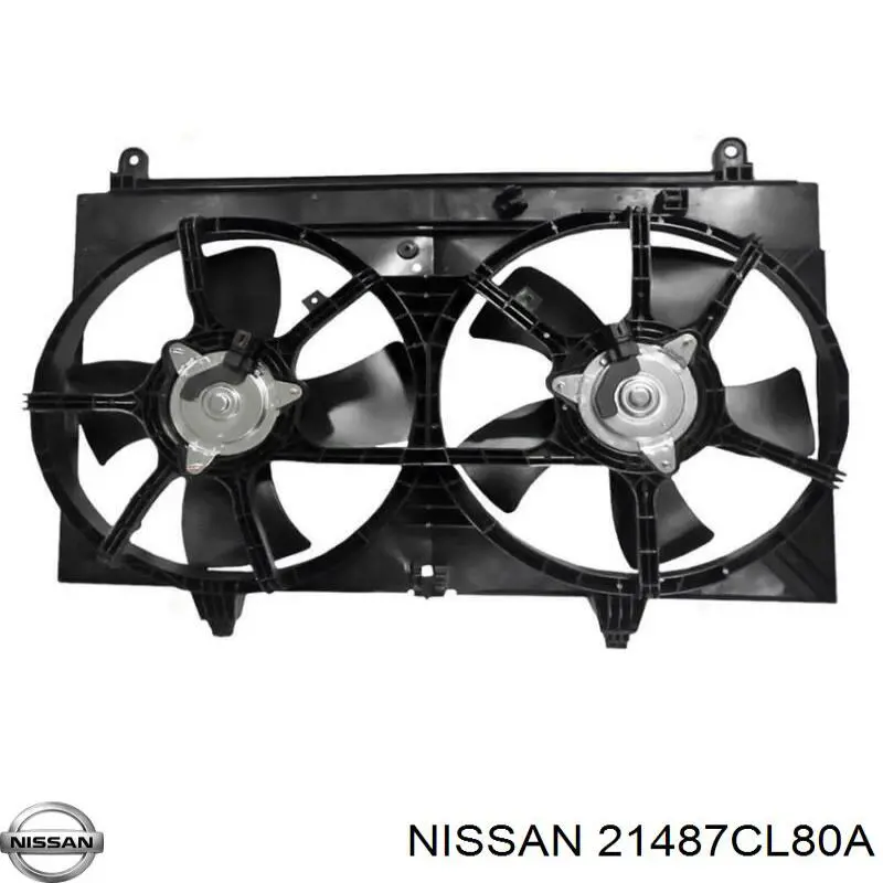 21487CL80A Nissan motor ventilador del radiador