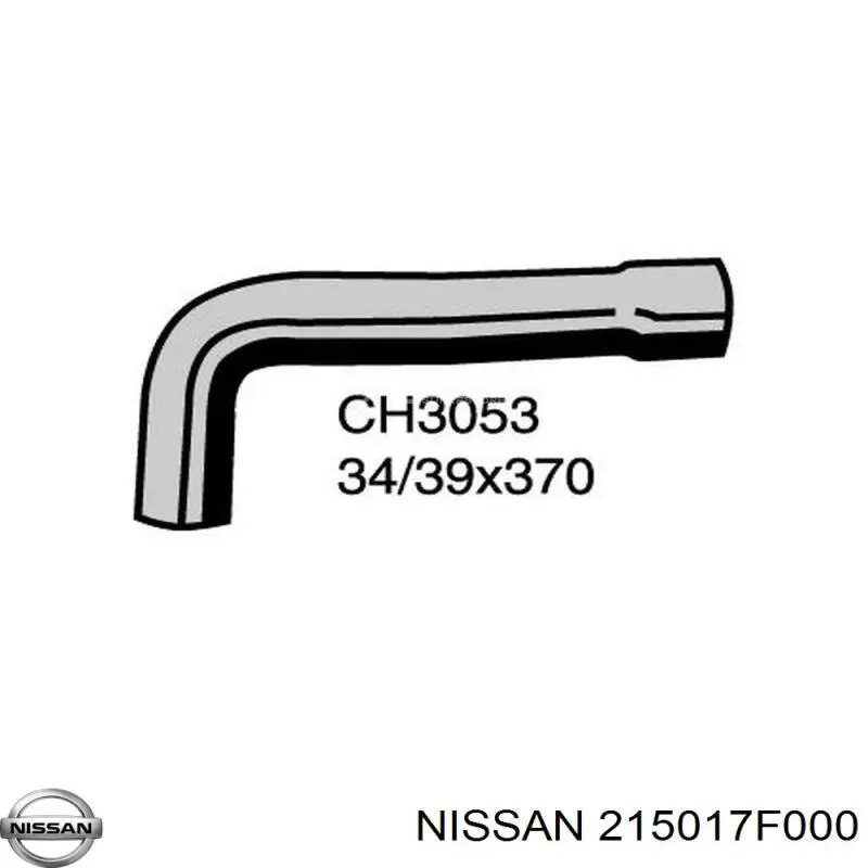 Manguera superior del radiador Nissan/Infiniti 215017F000 precio, desde 17,21 EUR