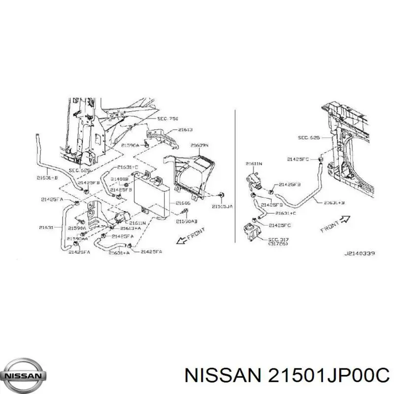  Nissan/Infiniti 21501JP00C precio, desde 83,59 EUR