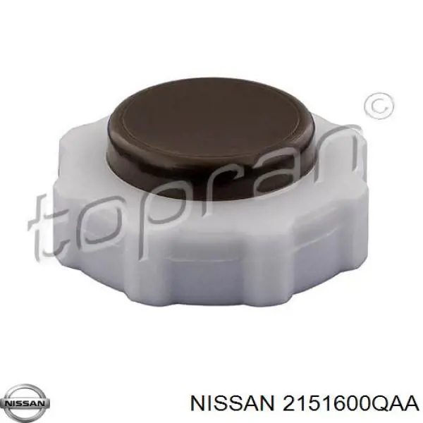 Tapon liquido refrigerante Nissan/Infiniti 2151600QAA precio, desde 2,76 EUR