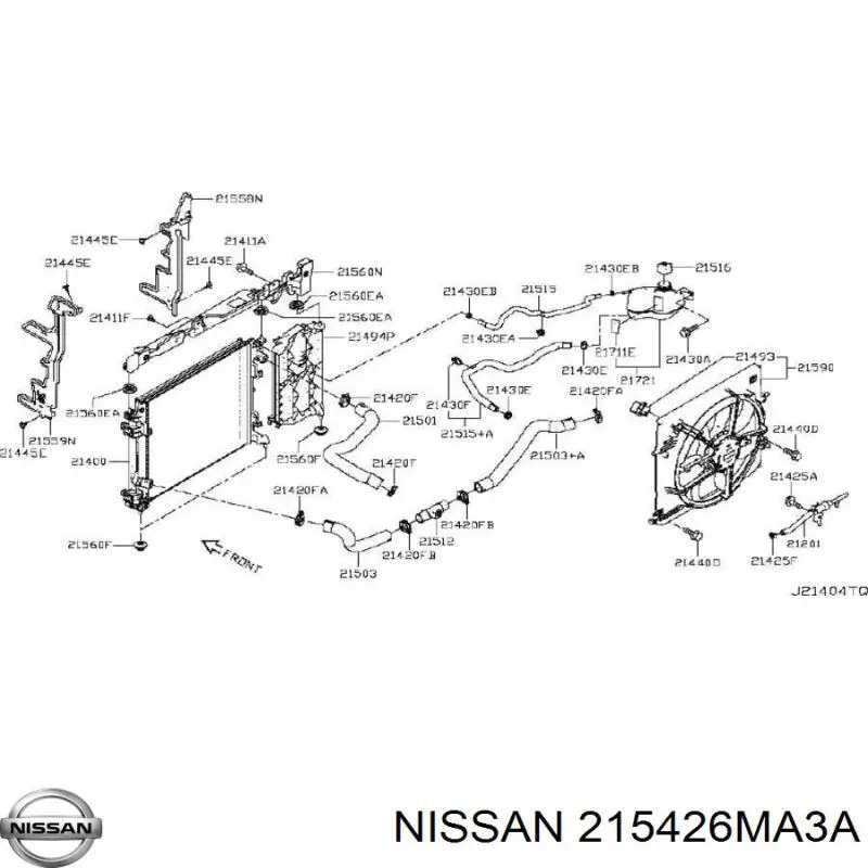 215426MA3A Nissan