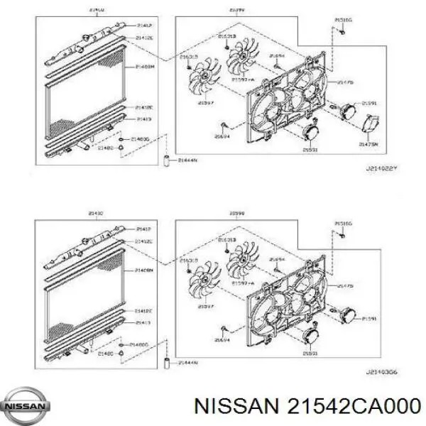 21542CA000 Nissan