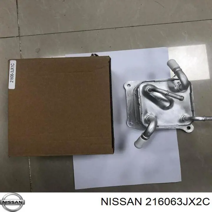 216063JX2C Nissan radiador enfriador de la transmision/caja de cambios