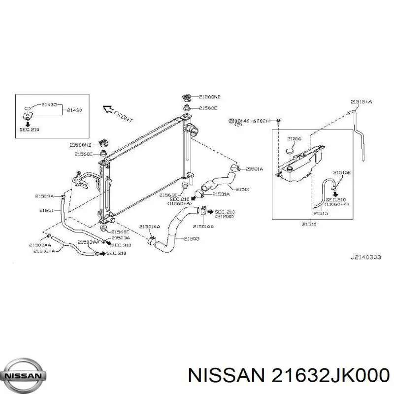 21632JK000 Nissan