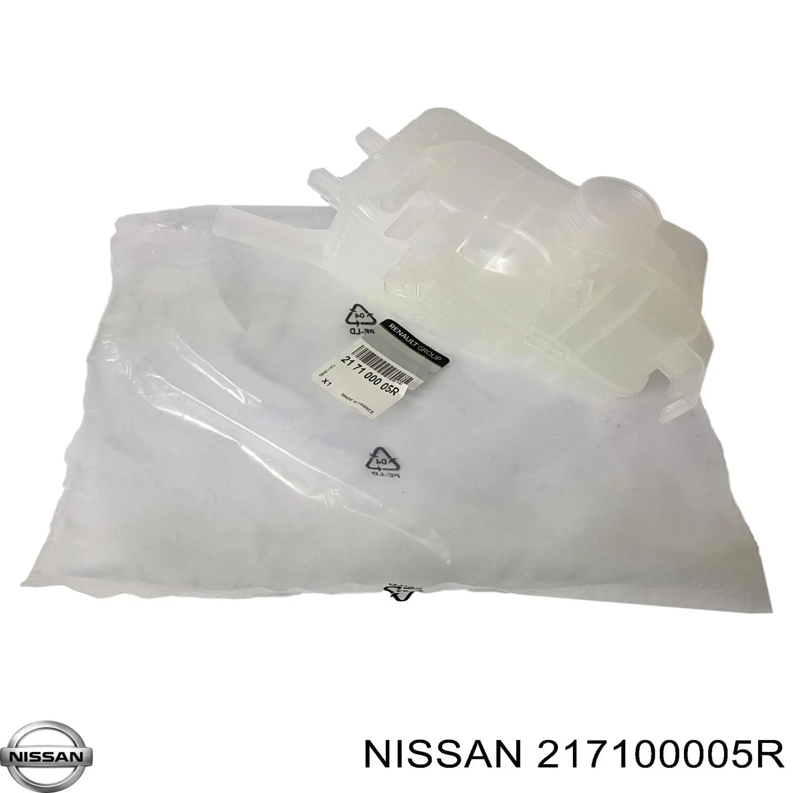 217100005R Nissan botella de refrigeración