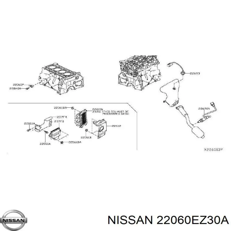 Sensor de detonaciones Nissan Murano (Z52)