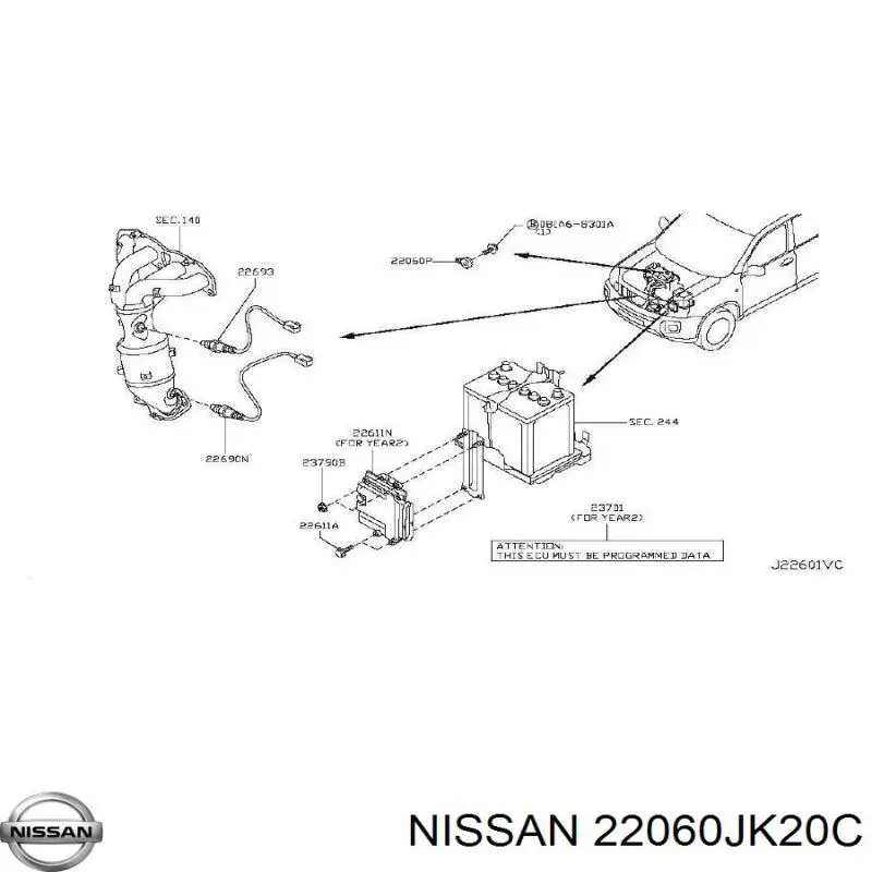 Sensor de detonaciones Infiniti FX (S51)