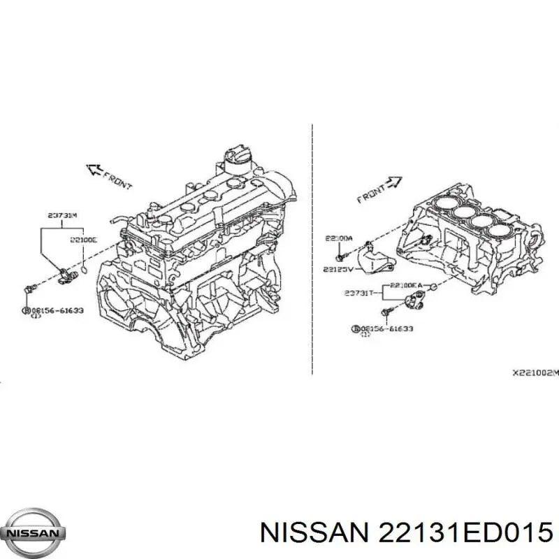 22131ED015 Nissan