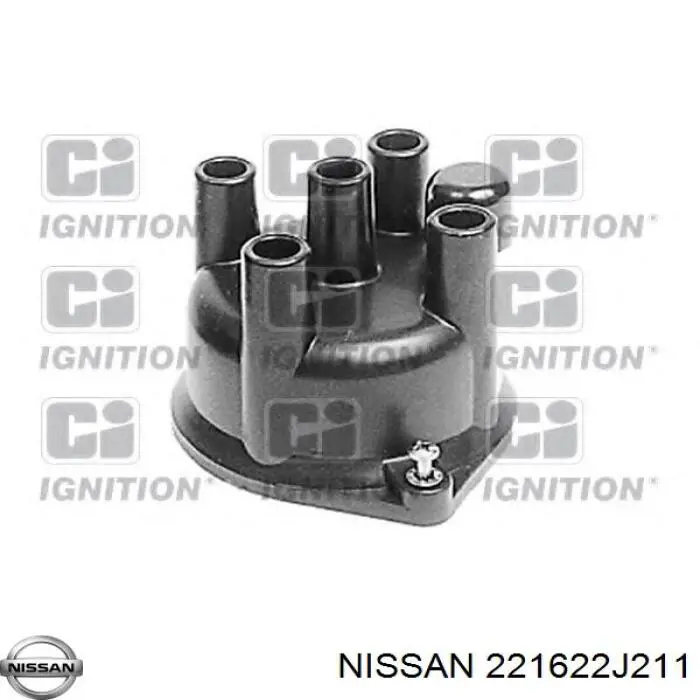 Tapa de distribuidor de encendido Nissan/Infiniti 221622J211 precio, desde 13,31 EUR
