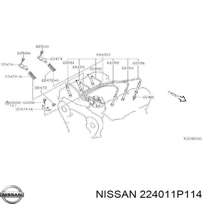 224011P114 Nissan bujía