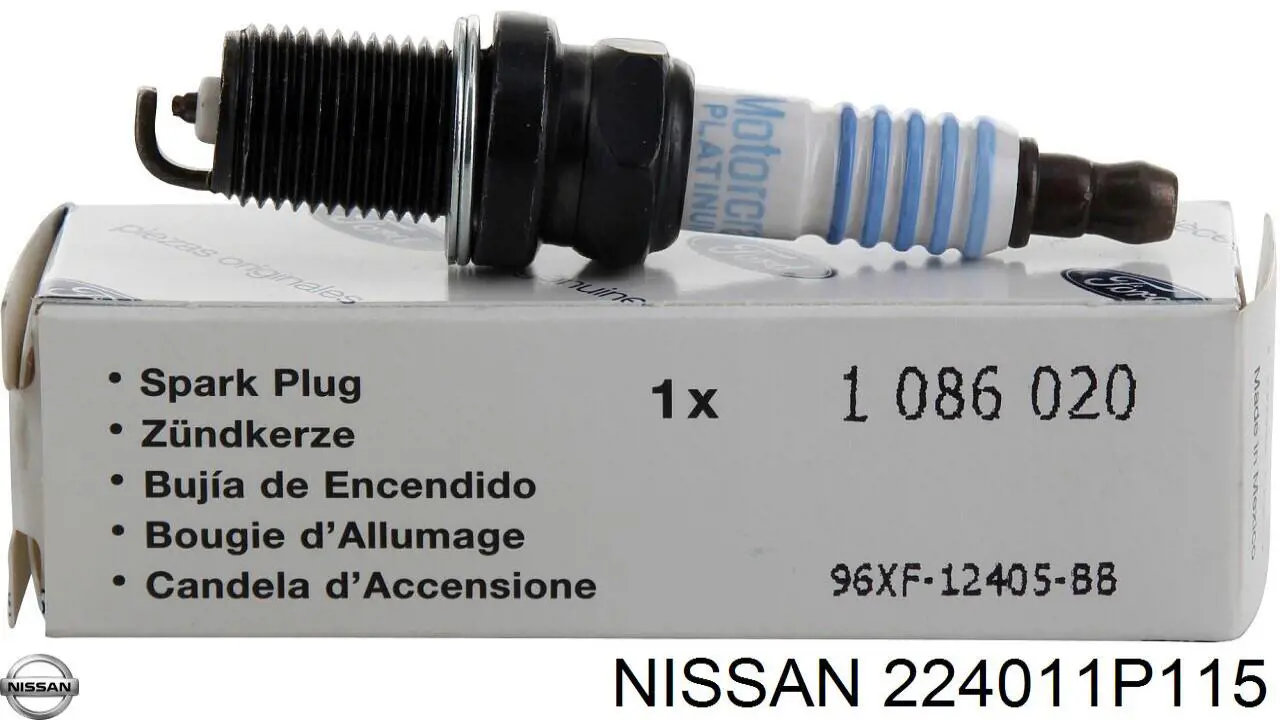 Bujías Nissan/Infiniti 224011P115 precio, desde 12,39 EUR