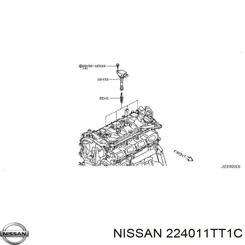 224011TT1C Nissan bujía