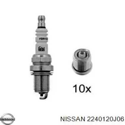 Bujías Nissan/Infiniti 2240120J06 precio, desde 3,78 USD