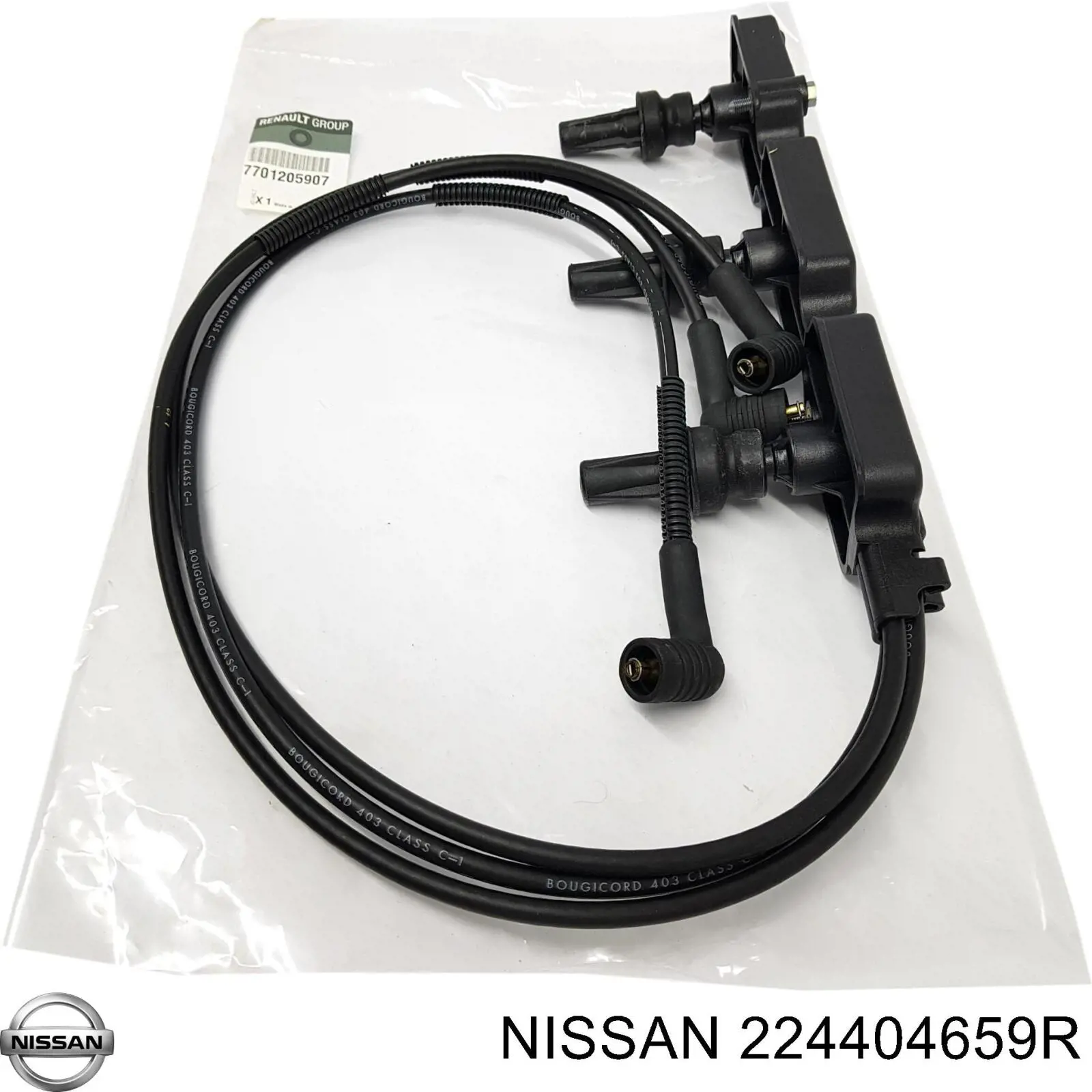 224404659R Nissan cables de bujías