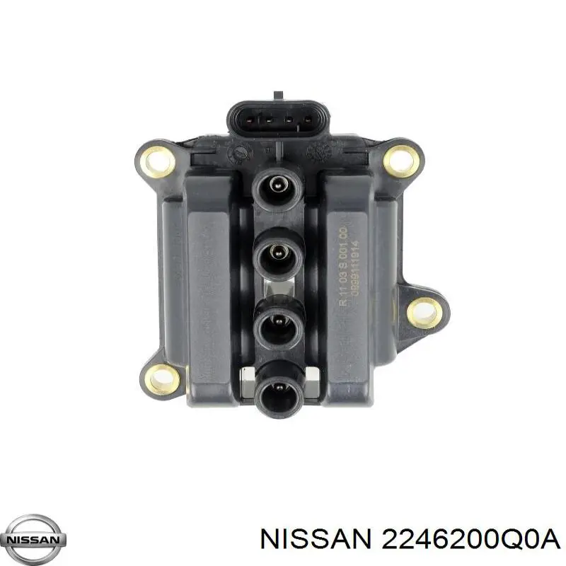 2246200Q0A Nissan/Infiniti Bobina de ignición