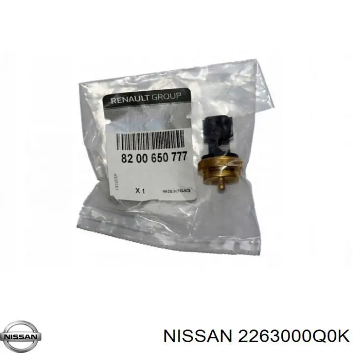 2263000Q0K Nissan sensor de temperatura