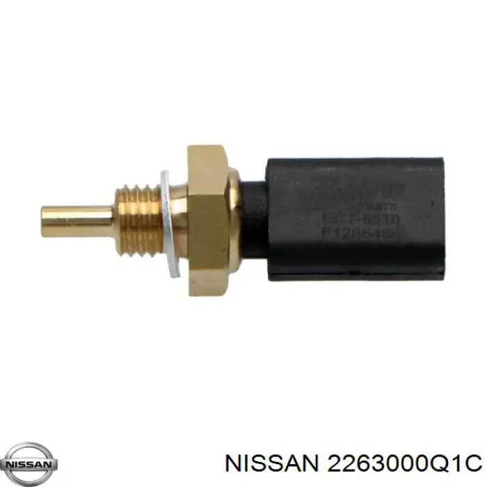 2263000Q1C Nissan sensor de temperatura del refrigerante