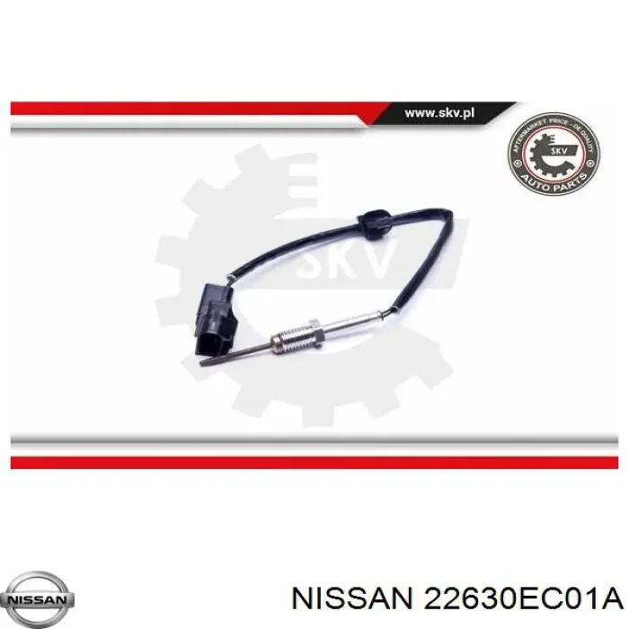 Sensor de temperatura de gases de escape después del catalizador Nissan/Infiniti 22630EC01A precio, desde 55,07 EUR