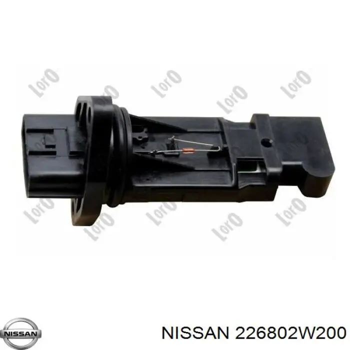 226802W200 Nissan sensor de flujo de aire/medidor de flujo (flujo de aire masibo)