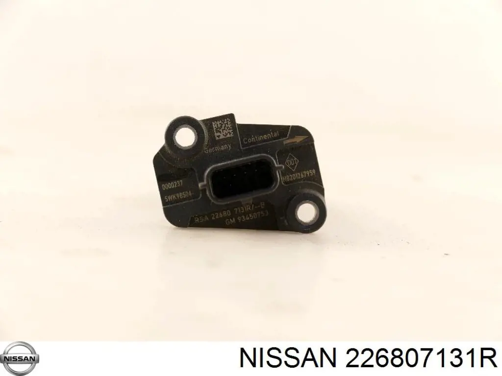 226807131R Nissan caudalímetro