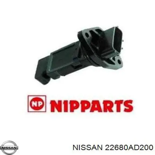 Sensor MAF Nissan/Infiniti 22680AD200