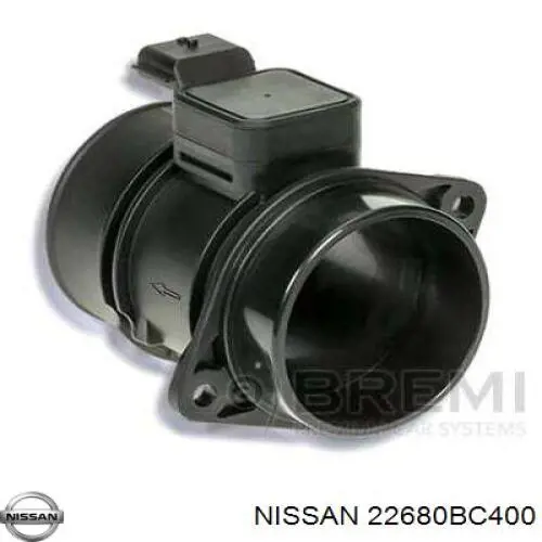 22680BC400 Nissan sensor de flujo de aire/medidor de flujo (flujo de aire masibo)