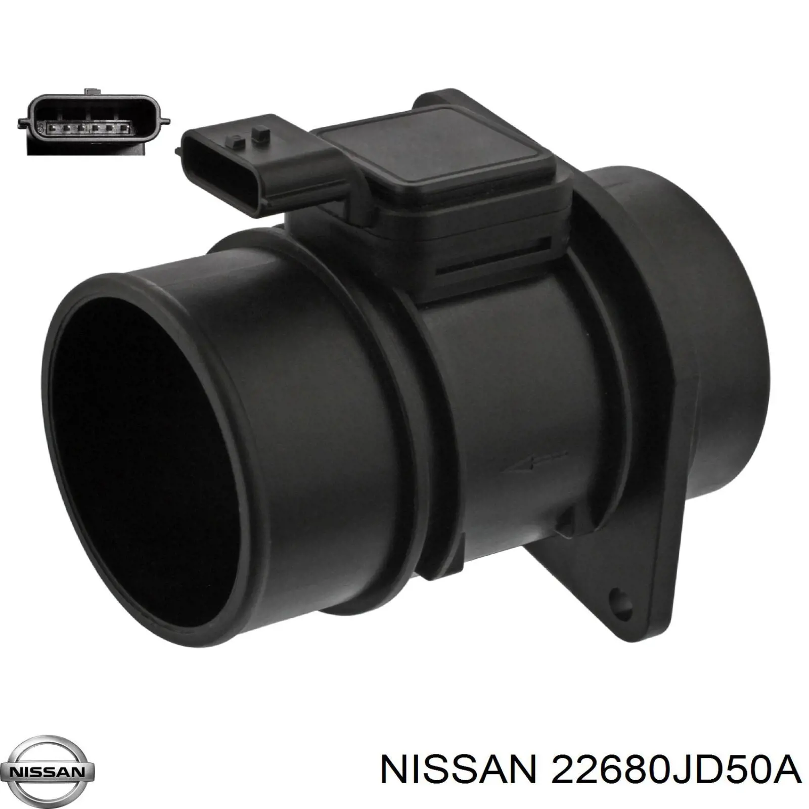 22680JD50A Nissan medidor de masa de aire
