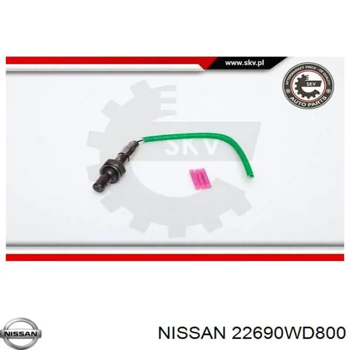 22690WD800 Nissan sonda lambda sensor de oxigeno para catalizador