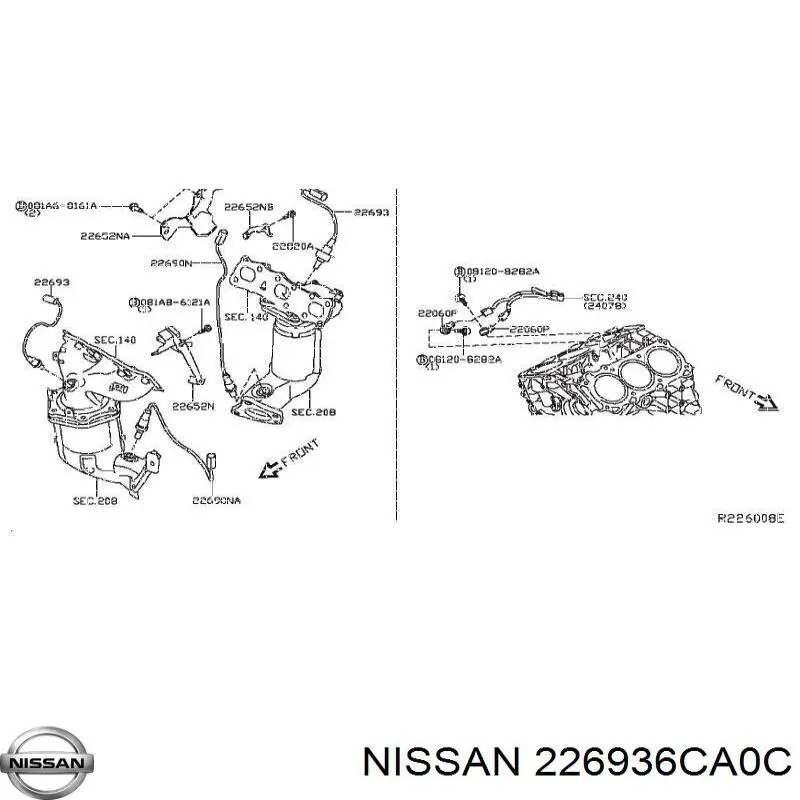 226936CA0C Nissan