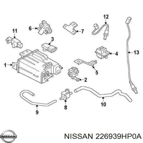 Sensor de oxígeno previo al catalizador Nissan/Infiniti 226939HP0A precio, desde 87,78 EUR