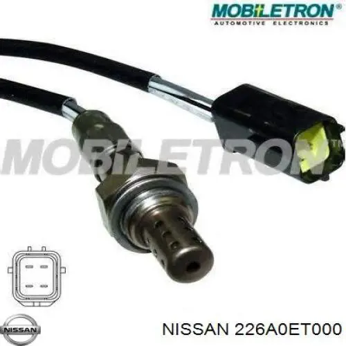 Sonda lambda de oxígeno posterior al catalizador 226A0ET000 Nissan/Infiniti