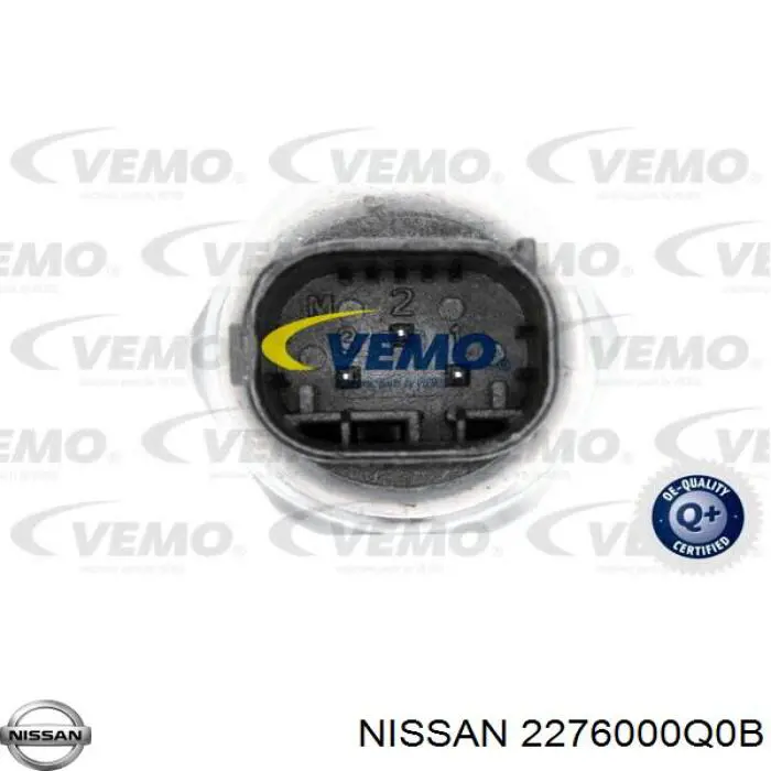 2276000Q0B Nissan sensor de presion gases de escape