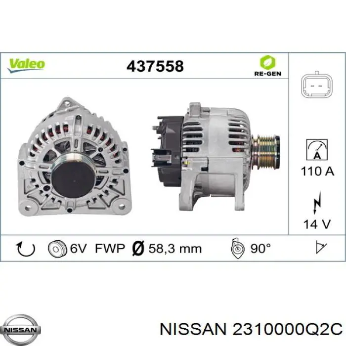 Comprar 2310000Q2C Nissan/Infiniti Dynamo