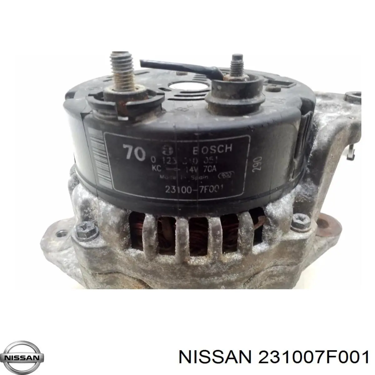 Alternador del motor Nissan/Infiniti 231007F001 precio, desde 91,48 EUR