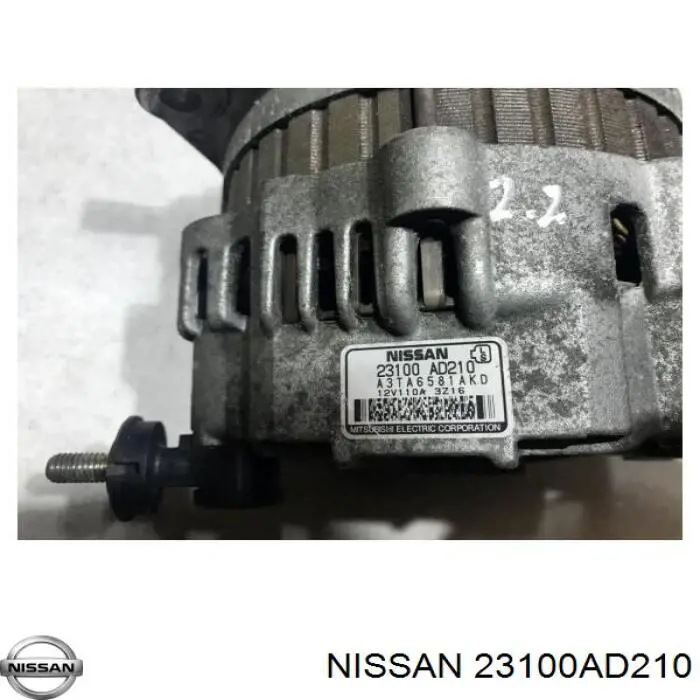 Alternador del motor Nissan/Infiniti 23100AD210 precio, desde 68,24 EUR